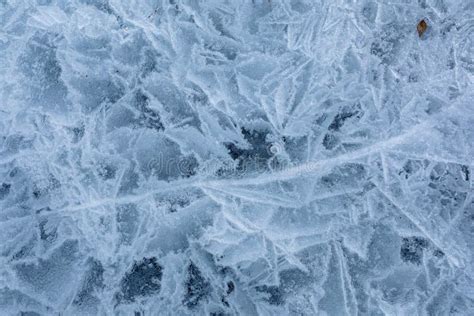 Abstract Close Up Of Broken Ice Surface Stock Image Image Of Pattern