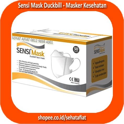 Jual Sensi Duckbill Mask Duck Bill Masker Ply Karet Face Mask Debu