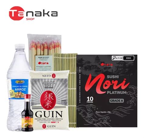 Kit Sushi Culin Ria Oriental Itens Esteira Nori Arroz Mercadolivre