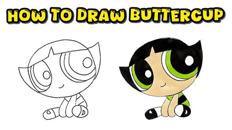 How To Draw Buttercup From The Powerpuff Girls Unleash Your