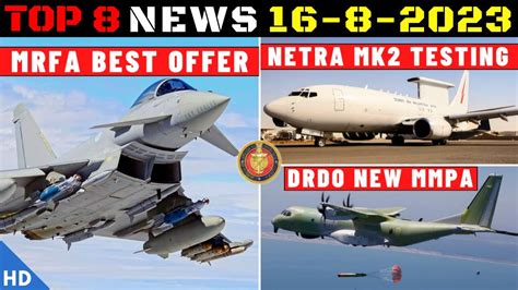 Indian Defence Updates Eurofighter Best Offer Netra Mk Test