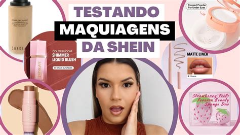 Testando Maquiagens Da Shein Maquiagem Sheglam Youtube