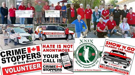 Celebrating Tipsters During Crime Stoppers Month In Grey Bruce The