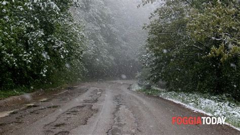 Monti Dauni Neve D Aprile A Faeto E Celle Di San Vito Foto Ennio