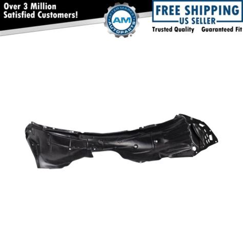 Front Right Inner Fender Liner Black For 2017 2019 Honda Civic