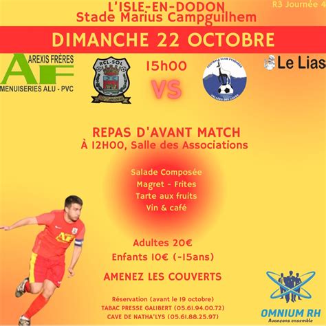 Football Rcl Sol Fcp Vall E Des Gaves L Isle En Dodon