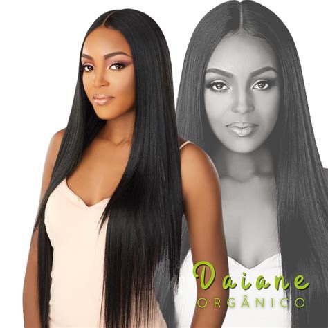 Cabelo Orgânico Liso Daiane Textura Yaki 70cm 320g Entrelace Ser Mulher