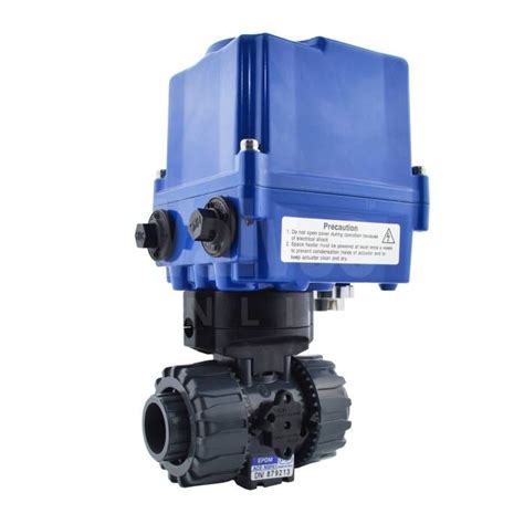 Electric Actuated Durapipe Vkd Pvc Ball Valve With Hq Actuator