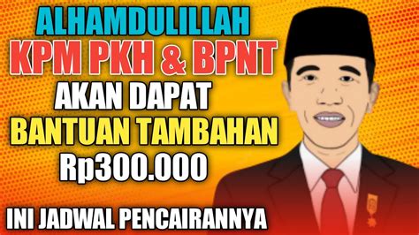 Alhamdulillah KPM PKH BPNT Positif Dapat Bantuan Tambahan Lagi 300