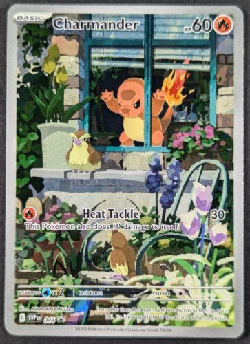 Charmander 2023 Full Art Black Star Promo Holo Pokemon Card SVP044 NM