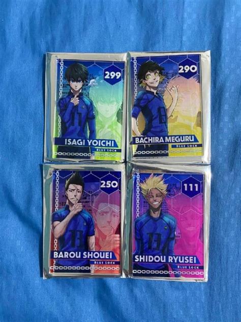 Wtt Wts Blue Lock Acrylic Status Cards Isaac Bachira Barou Shidou