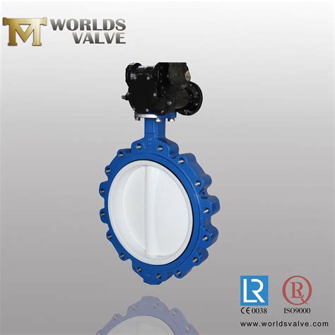 Lugged And Tapped Concentric Butterfly Valve With PTFE Full Coated