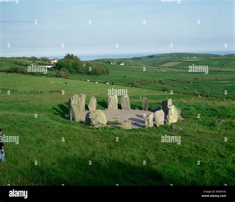 Drombeg Stone Circle Near Glandore County Cork Munster Republic Of