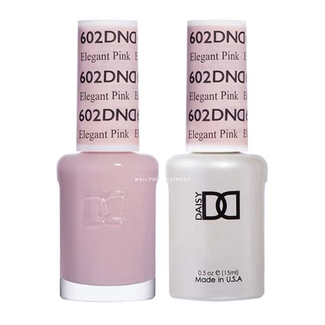 Dnd Duo Gel And Nail Polish Set Elegant Pink 602 2x15ml