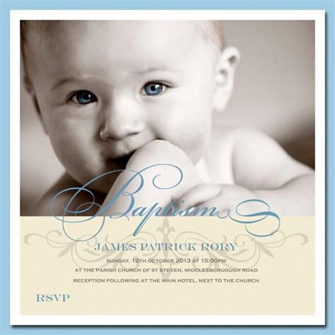 Boy Christening Invitation Templates - Invitation Design Blog