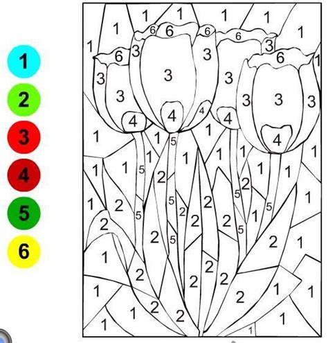 Imagenes Para Colorear Por Numeros Páginas imprimibles