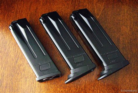 Three 3 Hk Usp Compact 40 Caliber 10 Round Magazines 40 Caliber