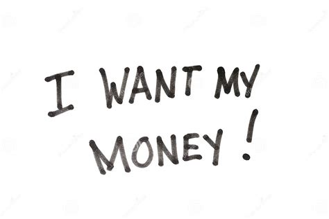 I Want My Money Stock Image Image Of Wealth Money Save 14136395