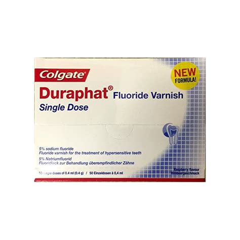 Buy Colgate Duraphat Fluoride Varnish 50 Single Dose 4ml Ea Raspberry