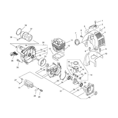 Cylinder Crankcase Piston For Echo Srm Es L Brushcutter L S