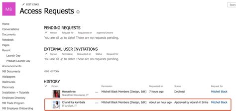 How To Set Up And Manage Sharepoint Access Requests Enjoy Sharepoint