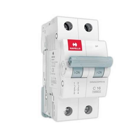 Havells Double Pole Dp C Curve Mcb At Rs Havells Miniature