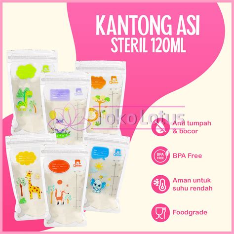 Jual Pack Ml Breastmilk Storage Bag Breastmilk Storage Zipper