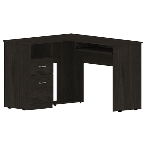 Latitude Run Raleigh Business Modern L Shaped Desk W Drawers Shelf