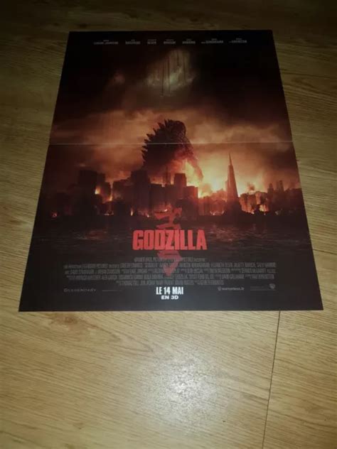 Affiche De Cin Ma D Poque Du Film Godzilla De X Cm Eur