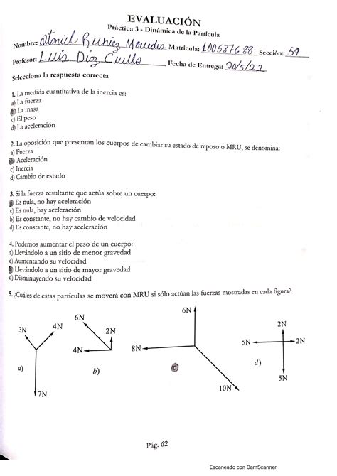 Evaluación 3 manual de fisica basica uasd Física Básica Studocu