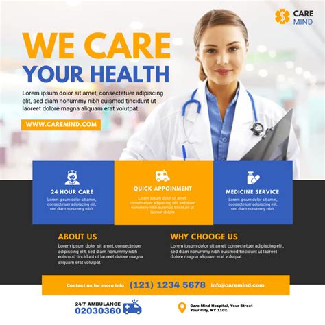 Healthcare Ad Template Postermywall