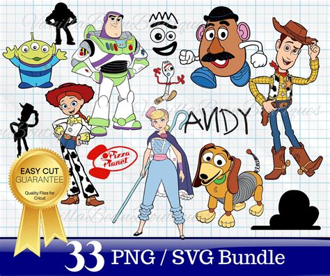 Toy Story SVG Bundle Buzz Lightyear Svg Woody Svg Toy Story Etsy Israel