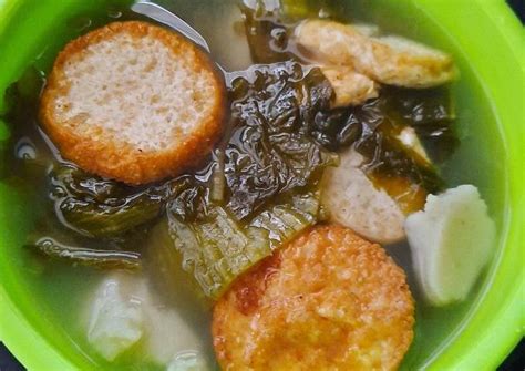 Resep Sup Sawi Asin Oleh Nourmatania Istiftiani Cookpad