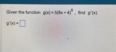 Solved Differentiate The Function Y3x−124−x54given The