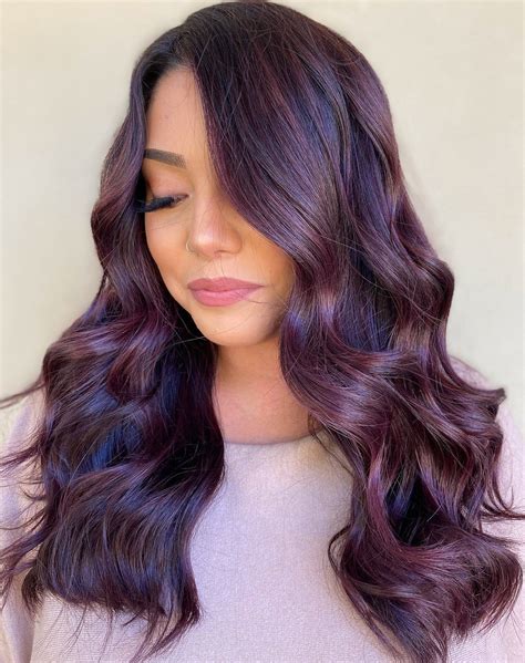 40 Latest Plum Hair Color Ideas For 2024 Hair Adviser Hair Color Plum Plum Hair Winter