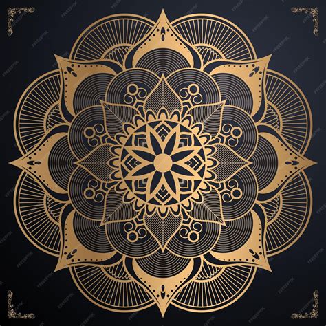 Premium Vector Luxury Ornamental Mandala Design And Vector File Download