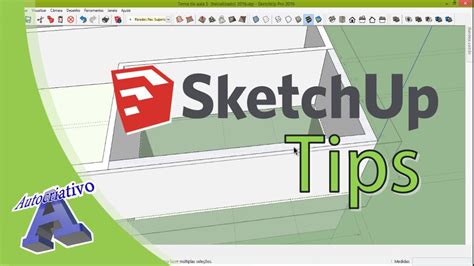 Curso De SketchUp Tips Aula 05 60 Paredes Do Primeiro Andar