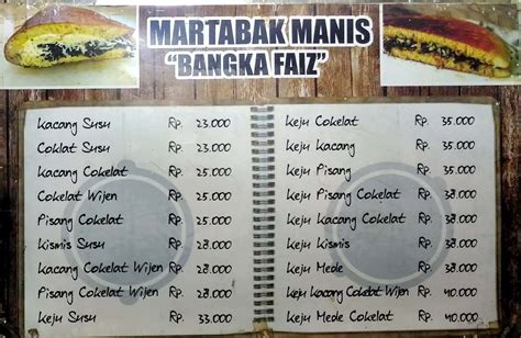 Martabak Bangka Faiz Terdekat Restoran Dan Tempat Makan Indonesia