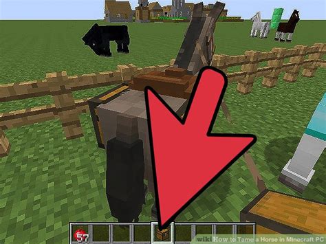 4 Ways To Tame A Horse In Minecraft Pc Wikihow