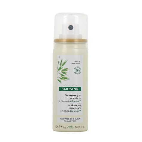 Klorane Shampoing Sec Extra Doux à l Avoine et Céramide 50ml