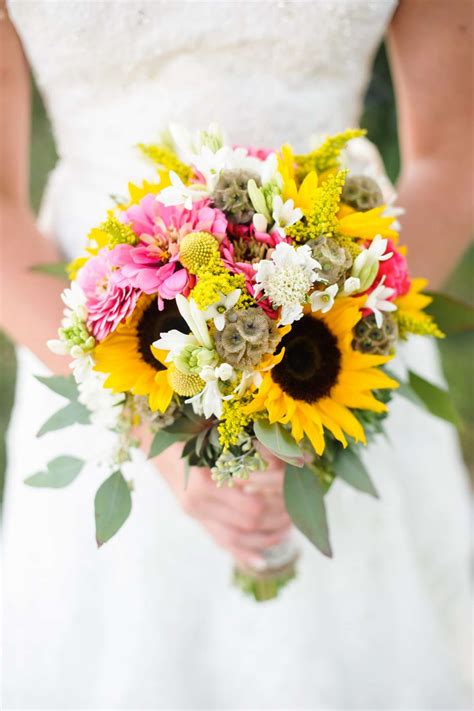 Bouquet Da Sposa Con I Girasoli