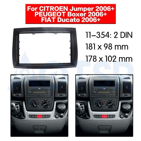 Din Radio Fascia For Citroen Jumper For Peugeot Boxer