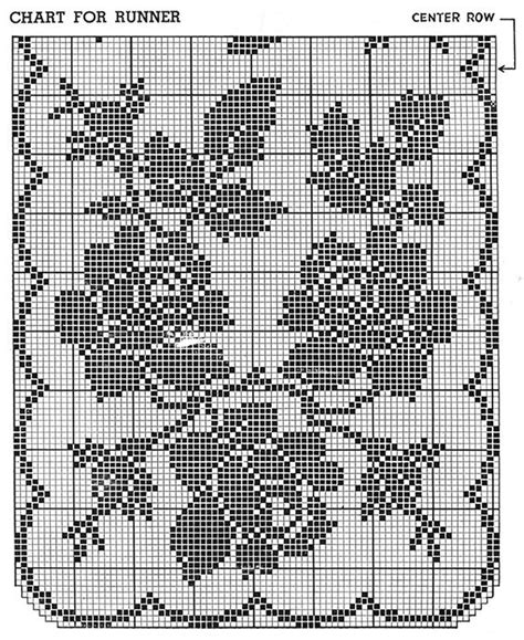 Briar Rose Tablecloth Pattern Chart Crochet Patterns Filet