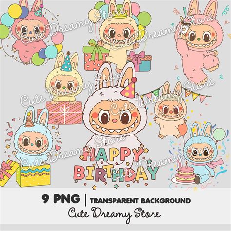 Labubu Clipart Collection – Cute Designs for Crafts & Decor – Cute