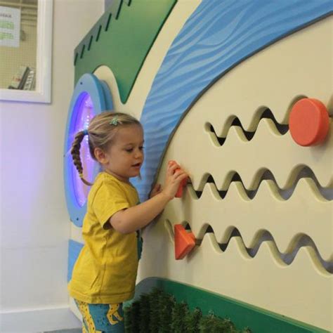 Joyce Campbell Sensory Wall | make:good | Sensory wall, Kindergarten ...