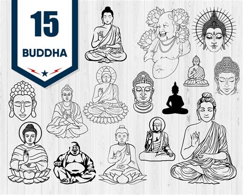 Buddha Svg Yoga Svg Buddha Silhouette Meditation Svg Etsy Buddha