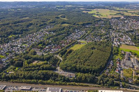 Luftbild Menden Sauerland Geschichts Denkmal Galbusch Kreuz In