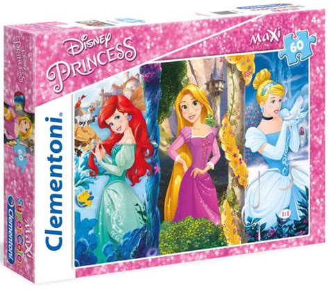 Puzzle Princesse Disney Ariel Locika Et Cendrillon 60 Maxi 40 99