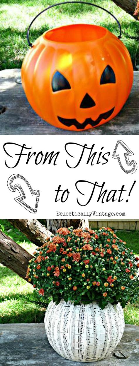 Plastic Pumpkin Ideas