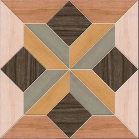 Multicolor Glossy Digital Porcelain Floor Tiles Thickness 5 10 Mm